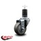 Service Caster 3'' Gray Poly Wheel Swivel 1-5/8'' Expanding Stem Caster SCC-EX20S314-PPUB-158 - alternate 4